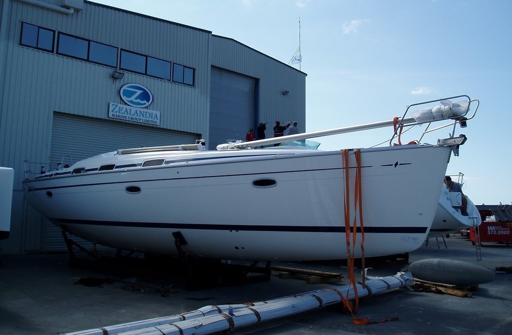 New B42 in the Viaduct Harbour ready for commissioning © Jane Pares - IMB
